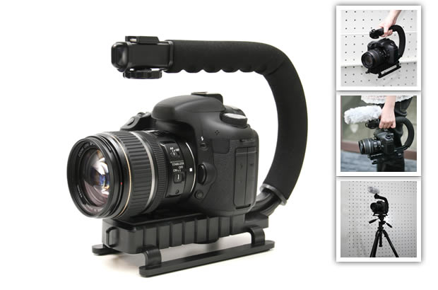 ムービー一眼、デジタルビデオカメラ用アクショングリップ AG-200